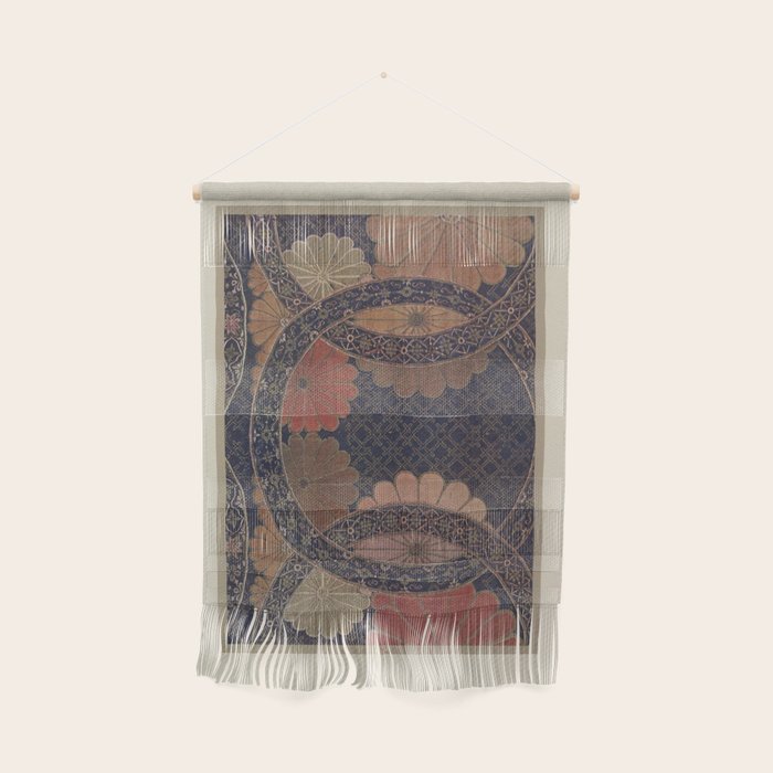 Japanese fabric sales wall art