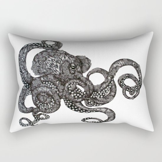 Barnacle Octopus Rectangular Pillow