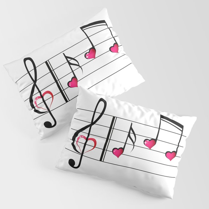 Music love concept Pillow Sham