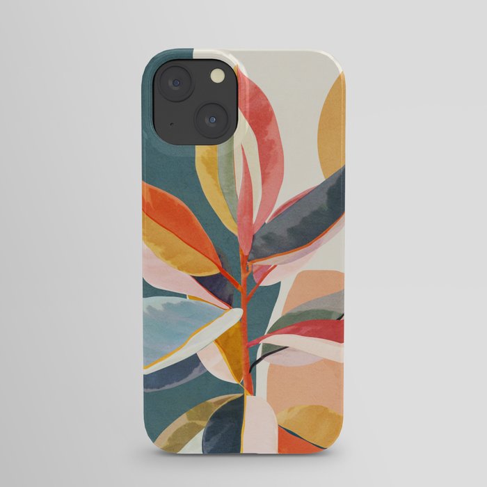 Colorful Branching Out 01 iPhone Case