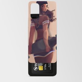 longboarding girl Android Card Case