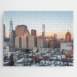Views of NYC | Sunset in New York City Jigsaw Puzzle