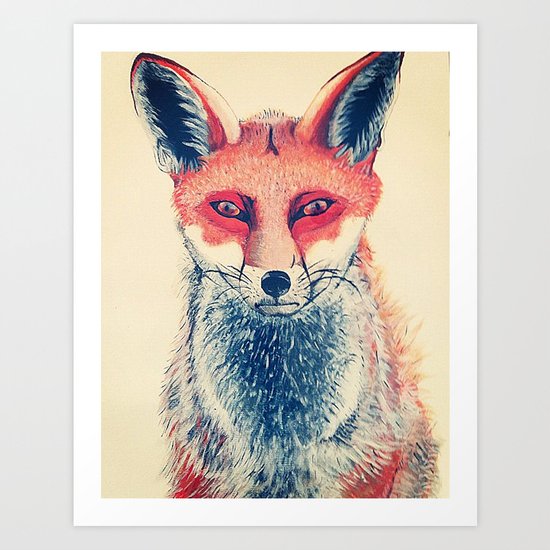Mr Fawx Art Print