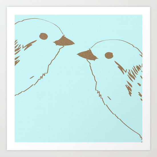 Love Birds Art Print