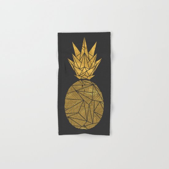 Bullion Rays Pineapple Hand & Bath Towel