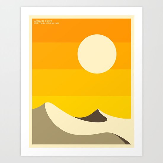 DEATH VALLEY Art Print