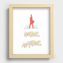 Those Who Stand For Nothing Will Fall For Anything - Hamilton Recessed Framed Print