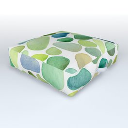 Sea Glass Outdoor Floor Cushion