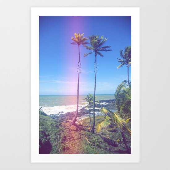 Fragmented Palm Art Print