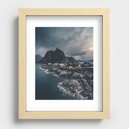 mood of the village Recessed Framed Print