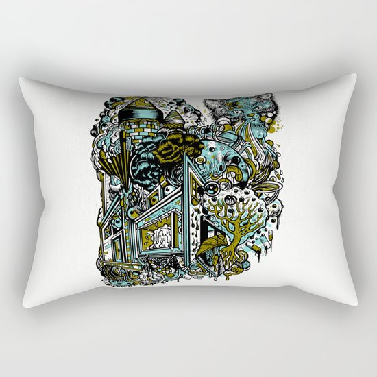 The Castle Of Doom and Sugar Rectangular Pillow