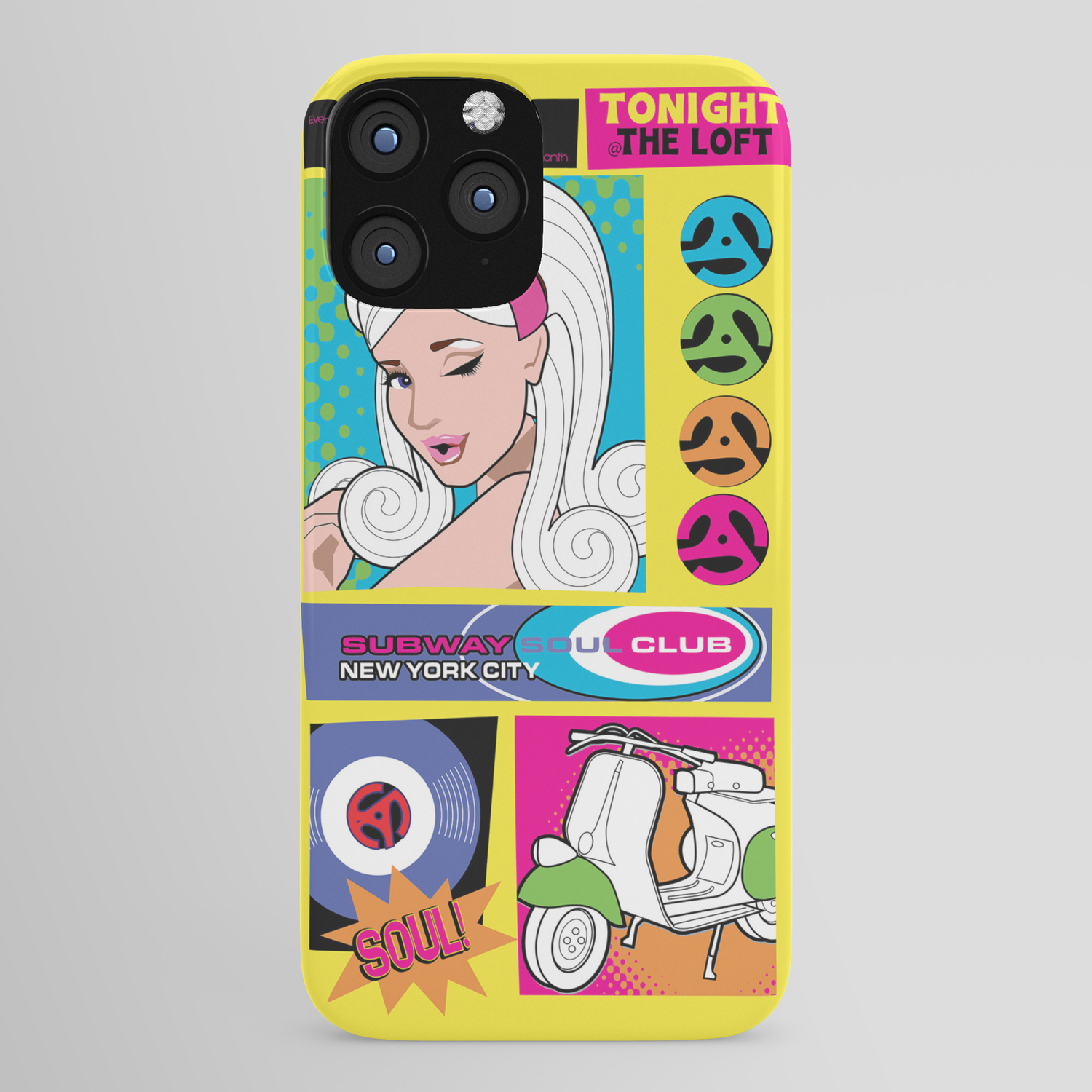 The Loft Subway Soul By Dawn Carrington Iphone Case By Subway Soul Society6