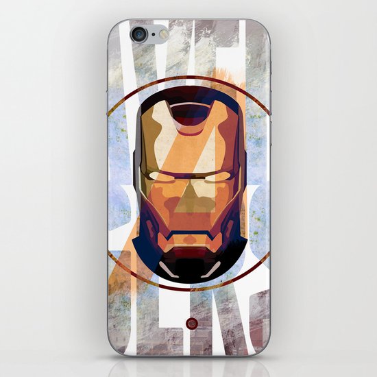Avengers : IRON MAN print iPhone Skin