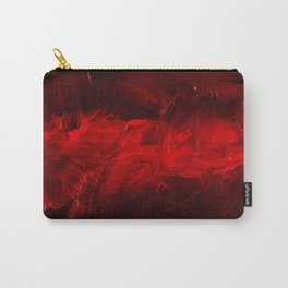 Red And Black Luxury Abstract Gothic Glam Chic by Corbin Henry Carry-All Pouch | Colorfield, Gothic, Corbin, Abstract, Spooky, Corbinhenry, Painting, Redandblack, Spookychic, Glam 