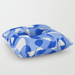 Abstract pattern - blue. Floor Pillow