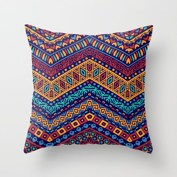 African pattern  Throw Pillow