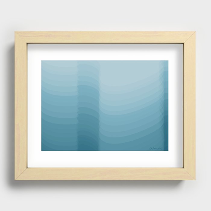 Ghost in the fog Recessed Framed Print