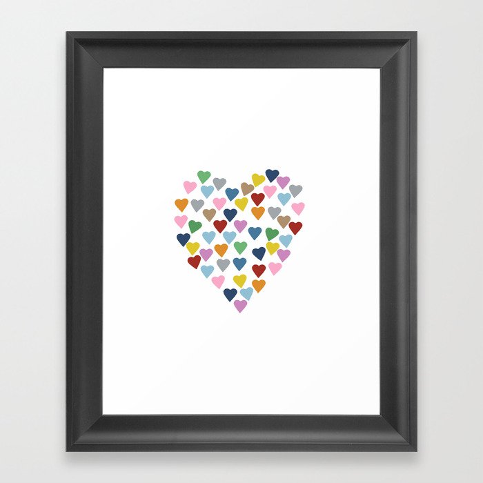 Hearts Heart Framed Art Print