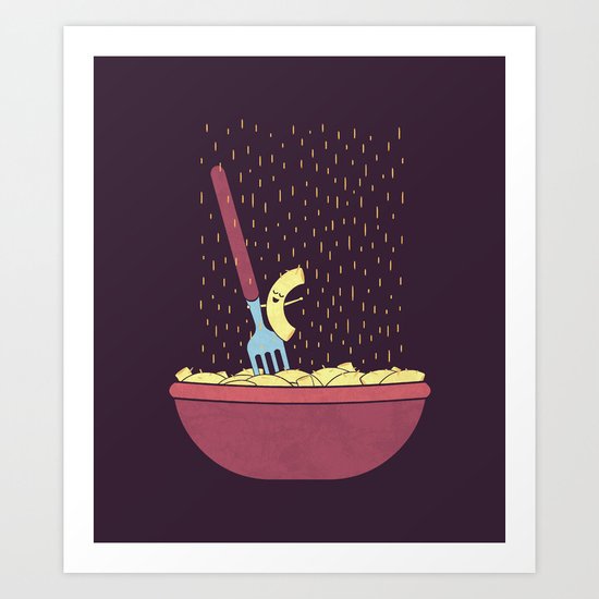 Singing In The Rain Art Print