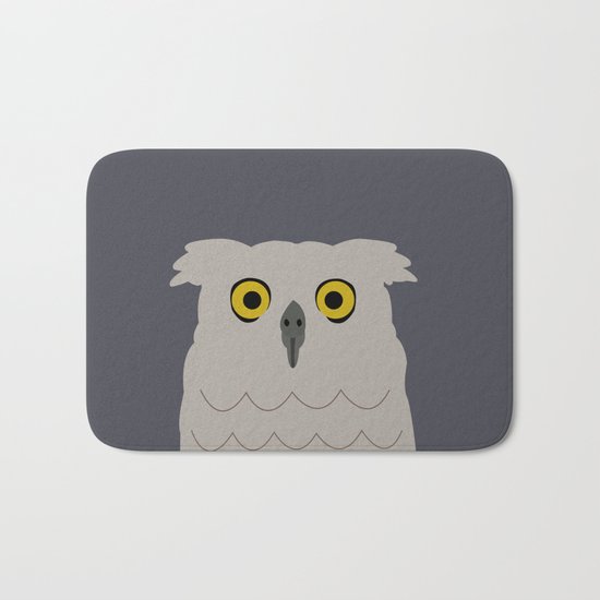 Wide Eyed Owl Bath Mat
