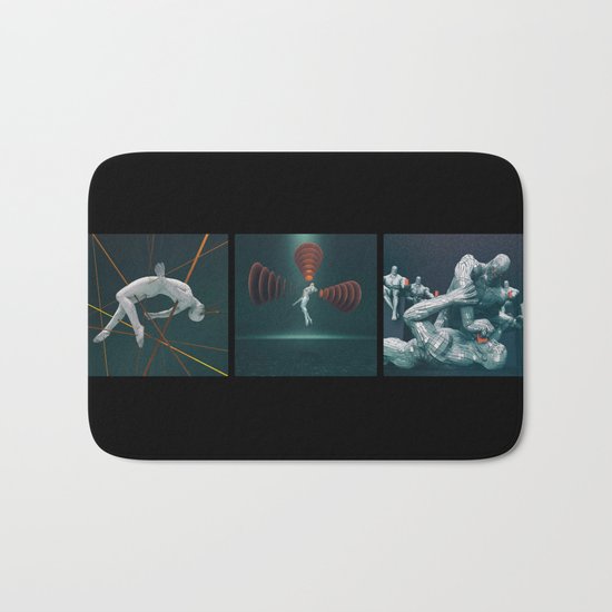 Humans In The Information Age Bath Mat