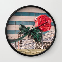 Rose City Wall Clock