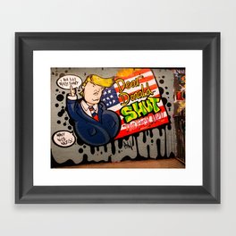 F**k Off Donald Trump Framed Art Print