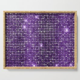 Purple Sparkles Serving Tray