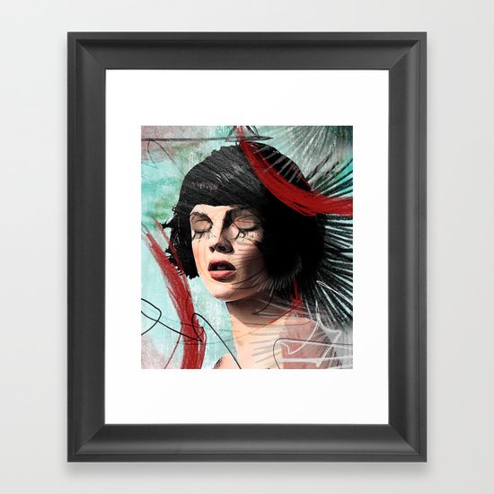 memories of sorrow Framed Art Print