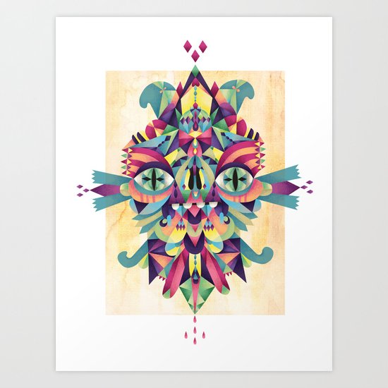 Mask Art Print