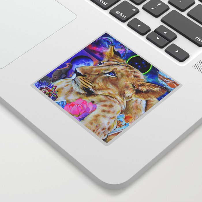 Esoteric Lion Sticker