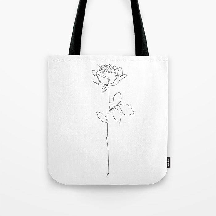 Fragile Rose Tote Bag