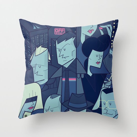 Blade Runner Throw Pillow