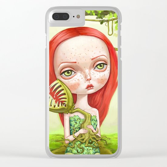 Poison Ivy Clear iPhone Case
