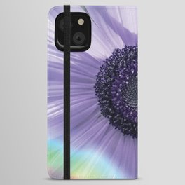 Purple Sunflower iPhone Wallet Case