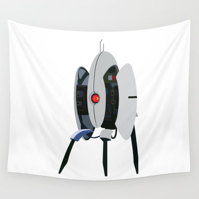 Video Game Portal Aperture Turret Wall Tapestry