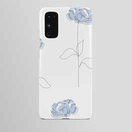 Blue Peony Android Case