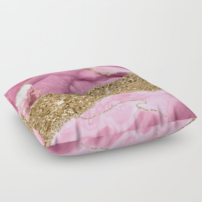 Agate Glitter Dazzle Texture 12 Floor Pillow