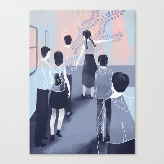 This Way Canvas Print