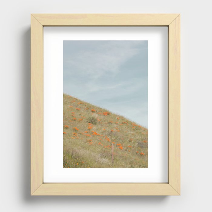 Over The Hill Recessed Framed Print