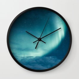 Aurora Borealis Wall Clock