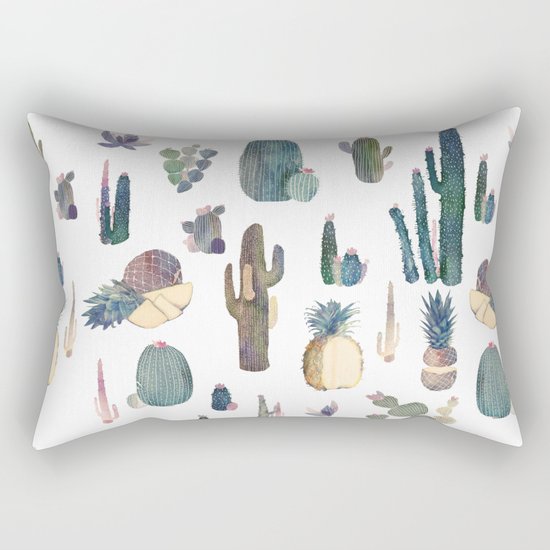 My best Cactus and Pineapples!!!! Rectangular Pillow