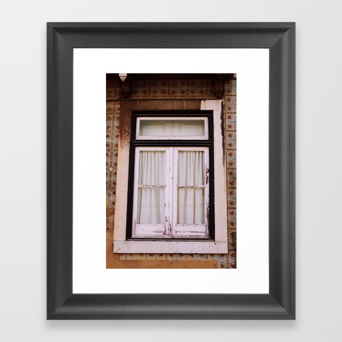 Old window Framed Art Print