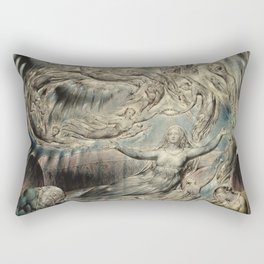 William Blake - Queen Katherine's Dream Rectangular Pillow