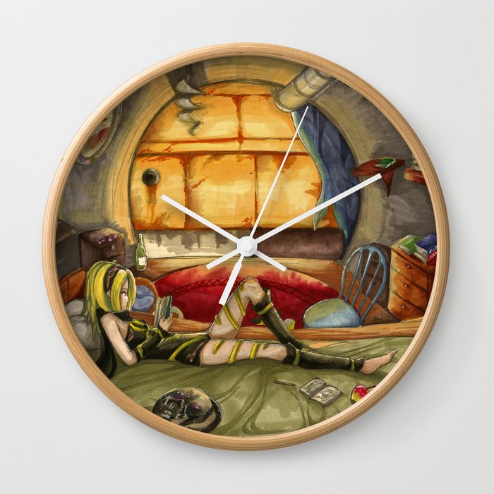 Home Sweet Home Wall Clock By Rakkou Society6