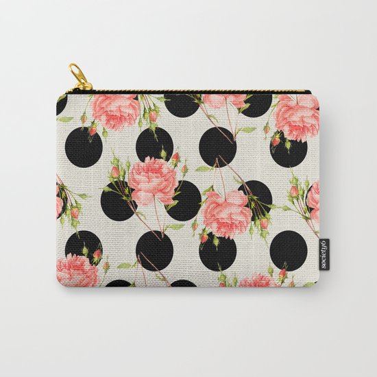 MIXED FLORAL Carry-All Pouch