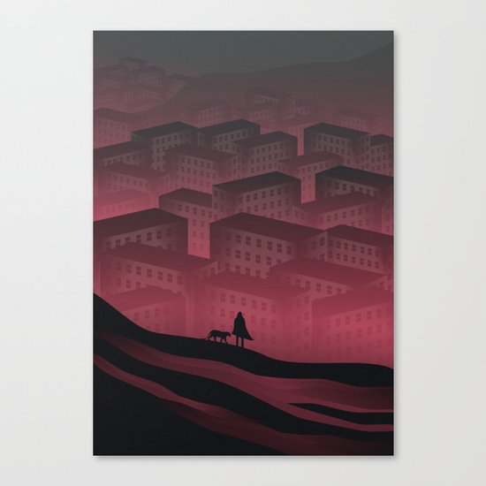 Sleeping Town Canvas Print