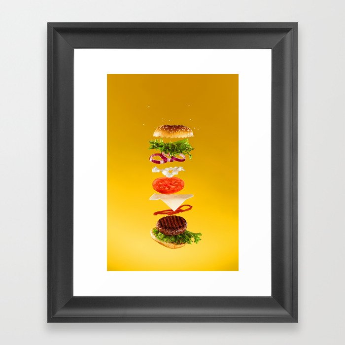Hamburger Framed Art Print