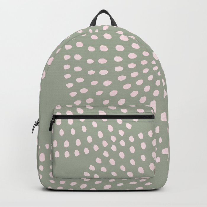 Boho Mid Century Dots 10 Backpack