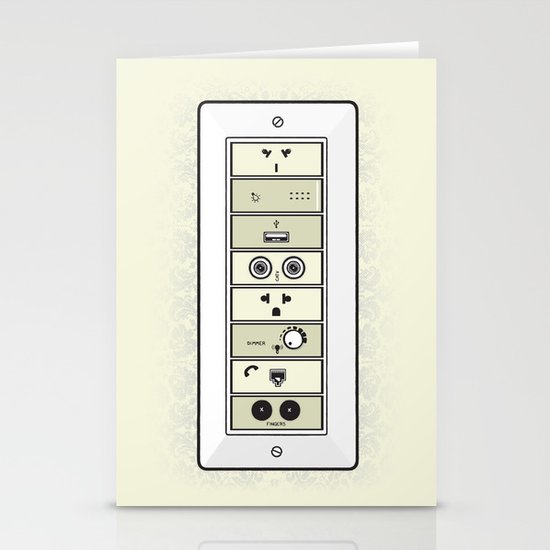 Mysterious Plugs Stationery Cards